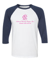 Redding Area Chapter NCL Three Quarter Sleeve Baseball T-Shirt