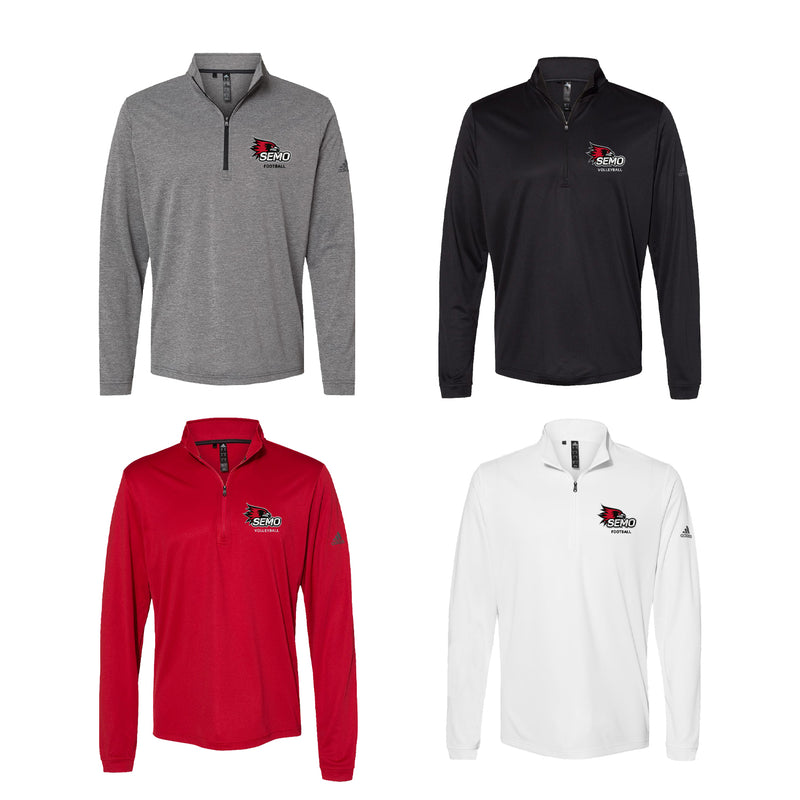 SEMO Adidas LIGHTWEIGHT Quarter-Zip Pullover - Choice of Sport - Red