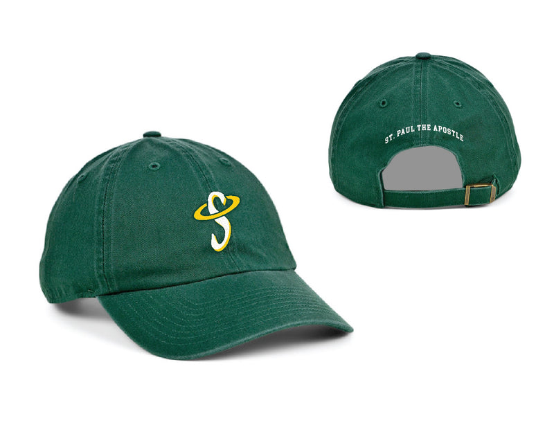 St. Paul the Apostle Hat with Embroidered S Logo on Front and School Name on Back