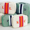 Personalized Shadow Stripe Cosmetic Bag