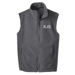 Men's Monogrammed Fleece Vest