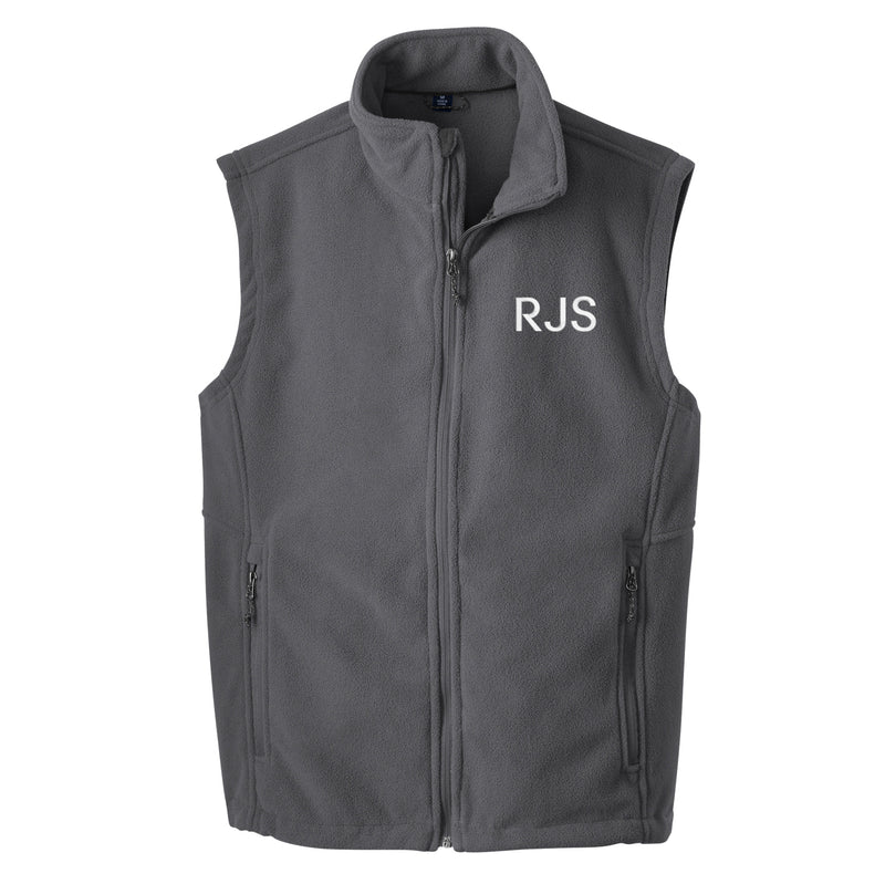 Men's Monogrammed Fleece Vest