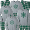 Personalized Matching Family Pajamas - Let It Snow