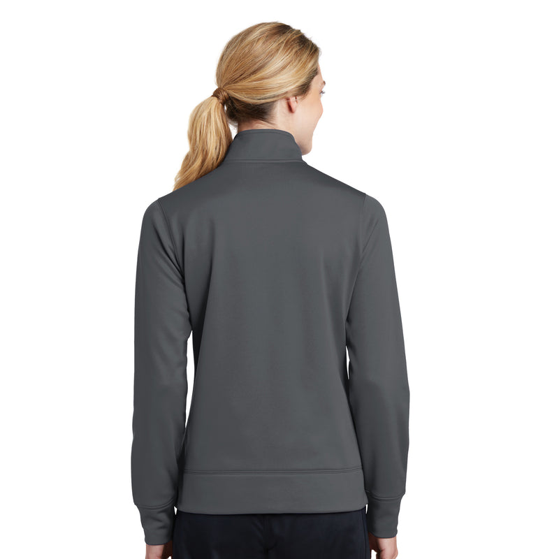 Ladies Sport-Wick® Fleece Vet Tech Track Jacket