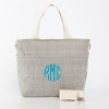 Monogrammed Insulated Stripes Cooler Tote Bag