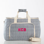 Monogrammed Striped Insulated Box Cooler