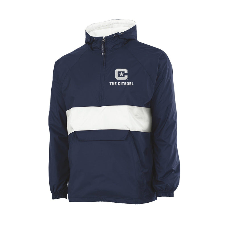 The Citadel Rugby Striped Lined Windbreaker