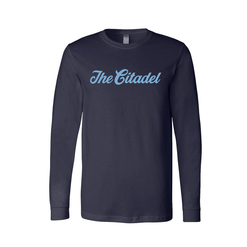 The Citadel Script Logo Long Sleeve Tee