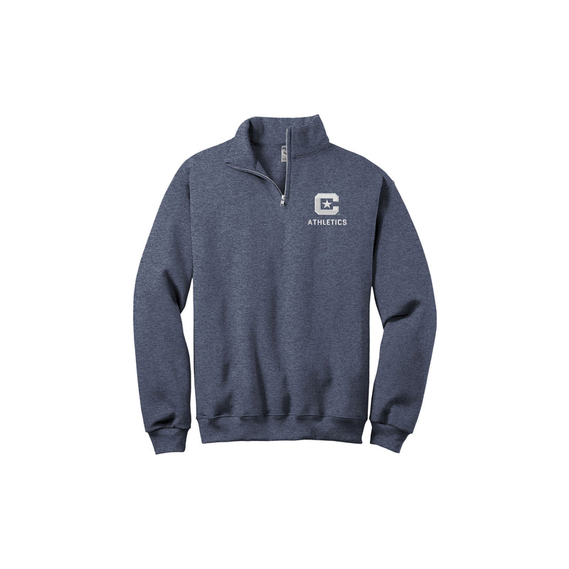 The Citadel Sport Specific Qzip Sweatshirt - Heather Navy