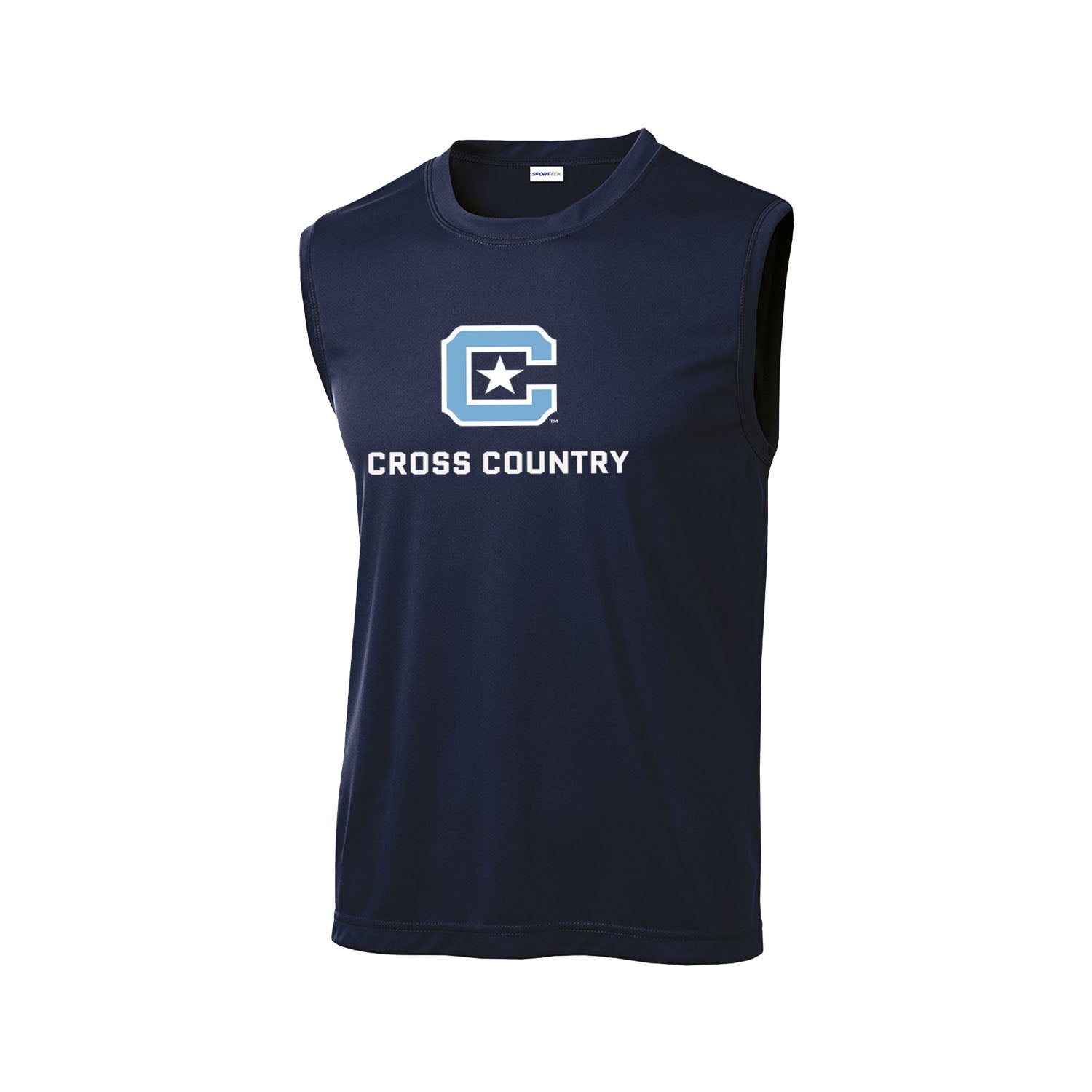 The Citadel Sport Specific Performance Sleeveless Tee - Navy