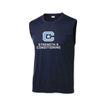 The Citadel Sport Specific Performance Sleeveless Tee - Navy