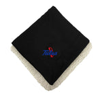 University of Tulsa Sherpa Lined Blanket