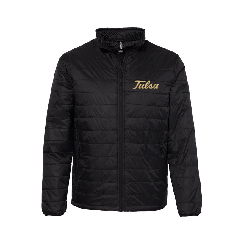 Tulsa Golden Hurricane Puffer Jacket - Embroidered with Choice of Tulsa Design