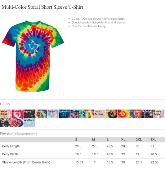 Kent State University Tie Dye T-Shirt