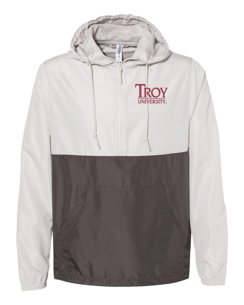 Troy University Lightweight Windbreaker Pullover Jacket