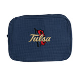 Tulsa Golden Hurricane Waffle Weave Cosmetic Bag