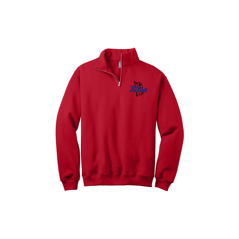 The University of Tulsa Sweatshirt, Embroidered Quarter Zip