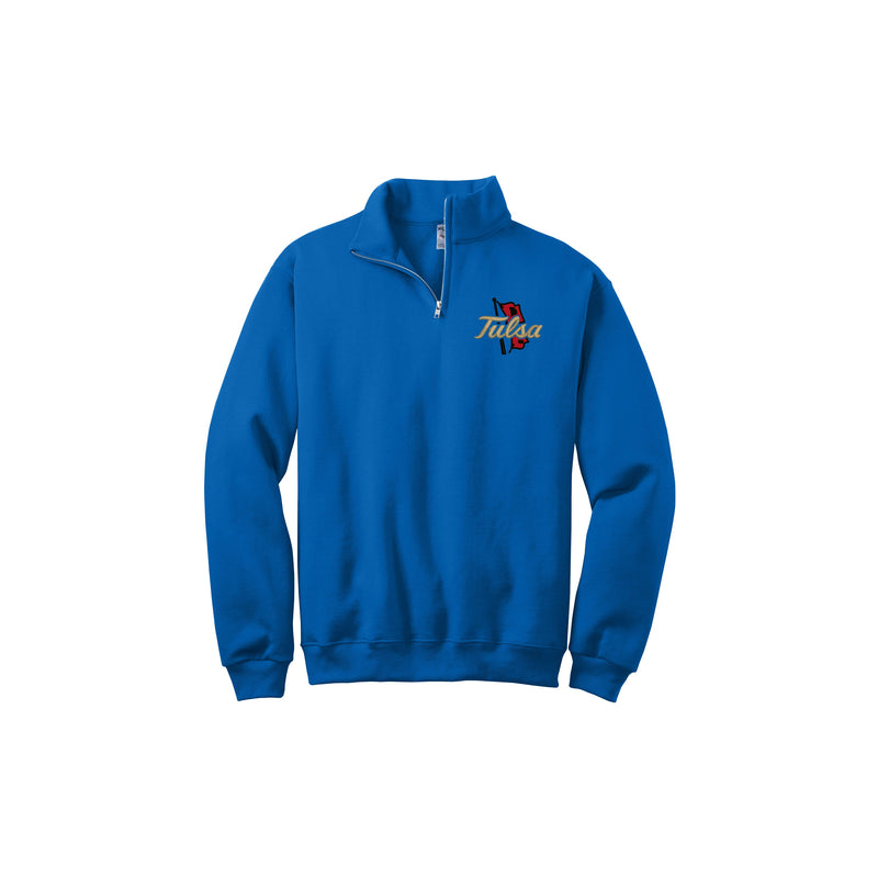 The University of Tulsa Sweatshirt, Embroidered Quarter Zip