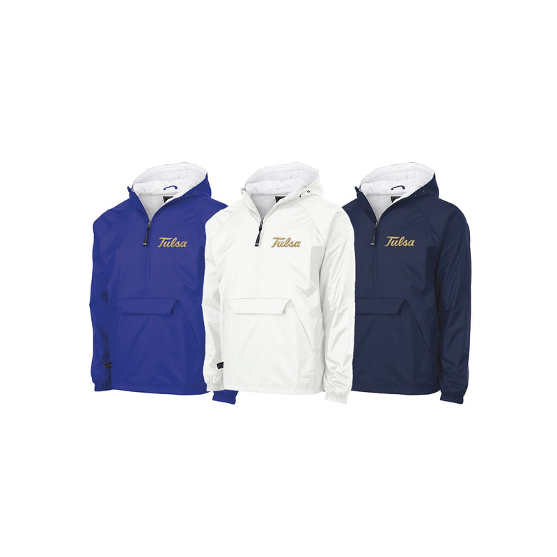 University of Tulsa Lined Windbreaker - Embroidered with Choice of Tulsa Design