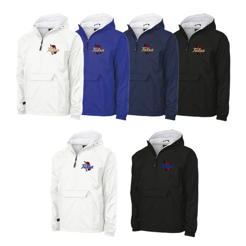 University of Tulsa Lined Windbreaker - Embroidered with Choice of Tulsa Design