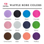 Monogrammed Waffle Weave Robe - Short Length