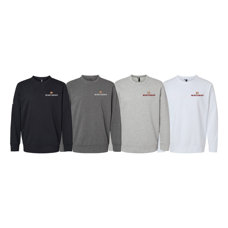 Winthrop Classic Adidas Crewneck Sweatshirt - Left Chest Logo