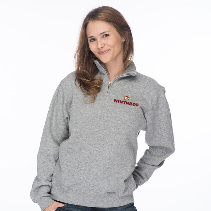 Winthrop University Quarter Zip Pullover Sweatshirt