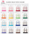 Personalized Classic Canvas Boat Tote