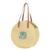 Monogrammed Circle Bungalow Tote