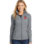 Monogrammed Modern Stripe Fleece Jacket - Ladies