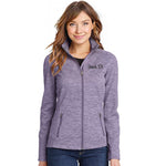 Monogrammed Modern Stripe Fleece Jacket - Ladies
