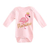 Personalized Glitter Onesie - Flamingo Kid