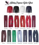 Personalized Est. Family Name Flannel Pajama Set