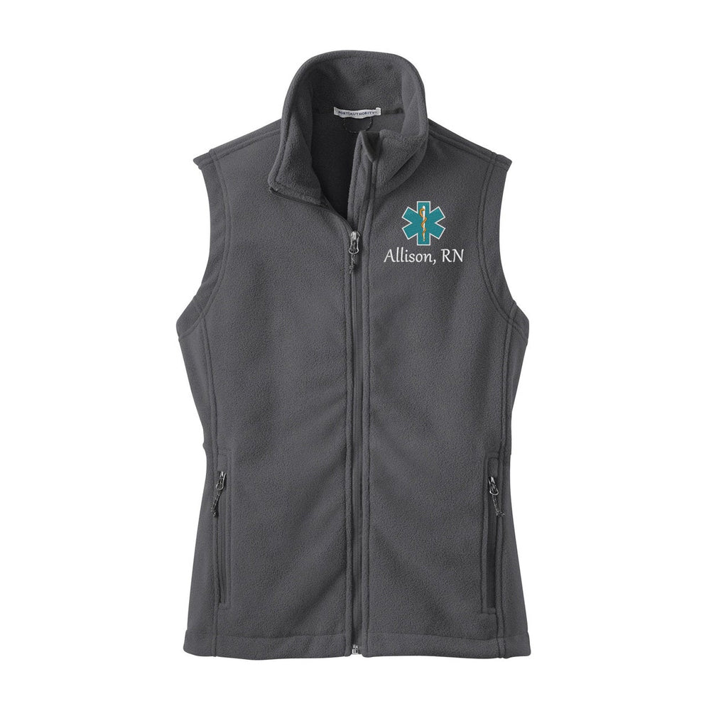 Monogrammed Fleece Vest - 2020 – Sew Fancy Designs