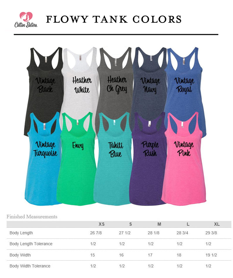 NCL Chapter Triblend Racerback Tank Top with Logo on Back