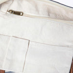 Monogrammed Striped Weekender Travel Bag