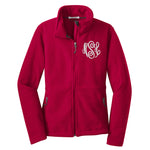 Women's Monogrammed Fleece Jacket