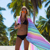 Monogrammed Las Bayadas Beach Blanket - La Lucia