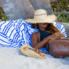 Monogrammed Las Bayadas Beach Blanket - La Bahia