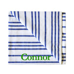 Monogrammed Las Bayadas Beach Blanket - La Bahia