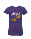 Personalized Glitter Mermaid Girls Princess T-Shirt