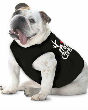 Merry Christmas Reindeer Doggy Tee