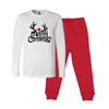 Merry Christmas Reindeer Toddler Pajamas - Red Pants
