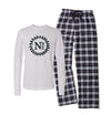 Monogrammed Flannel Pajama Set