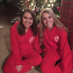 Adult Fleece Hooded Lounger Onesie with Pockets