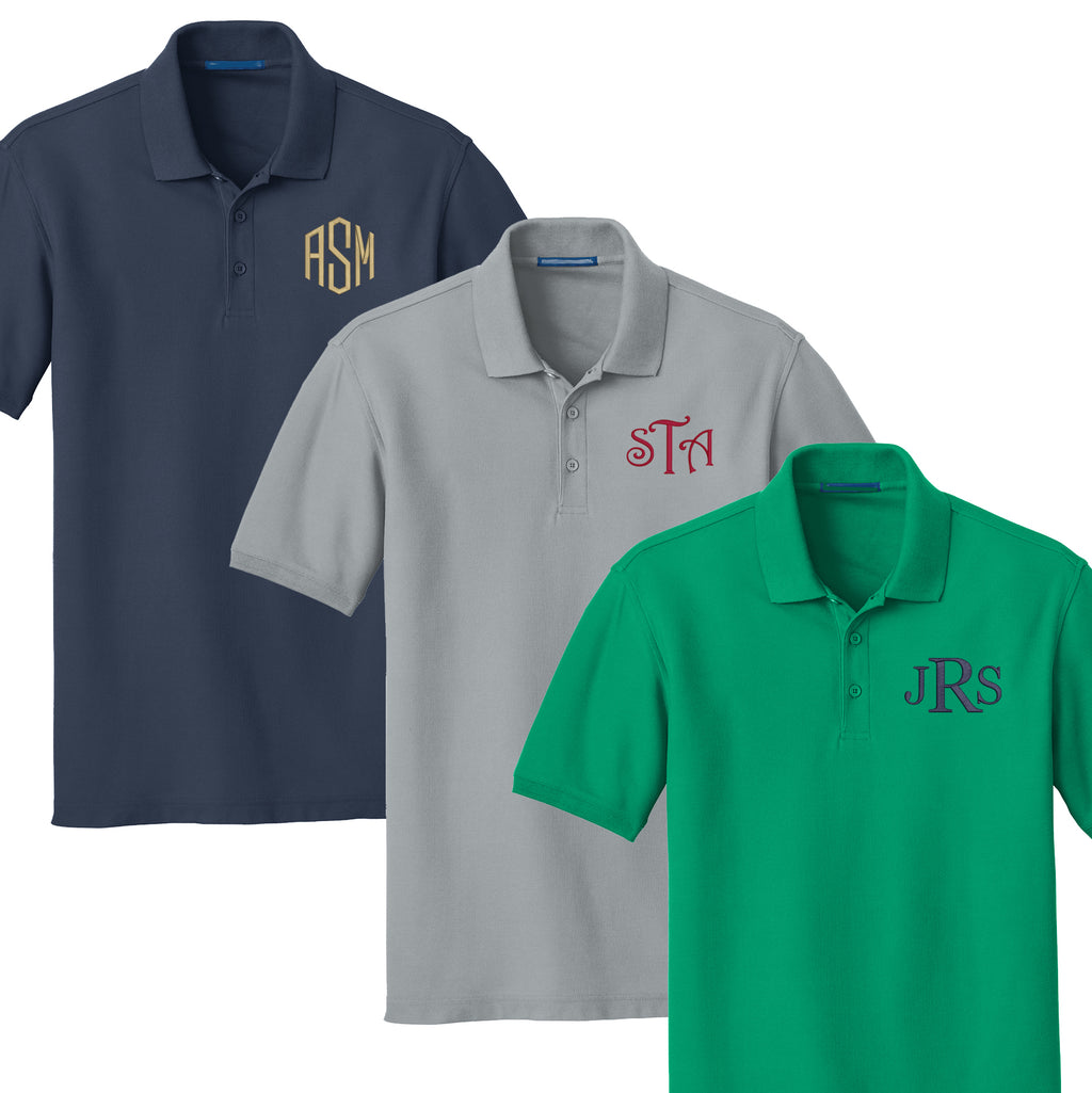 Monogrammed Classic Pique Polo