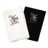 Personalized Mr. and Mrs. Towel Set