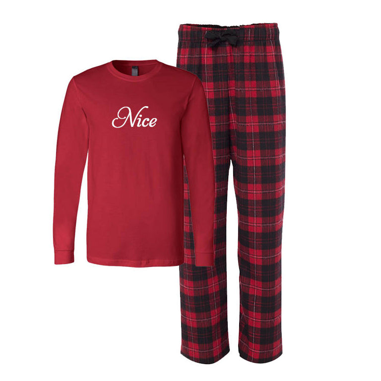 Personalized Plaid Ruffle Christmas Pajamas - Buffalo Plaid – Cotton Sisters