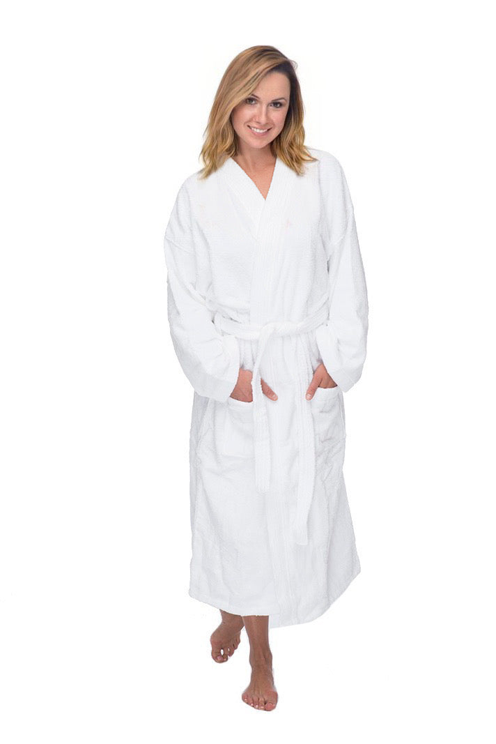 Monogrammed Long Terry Robe