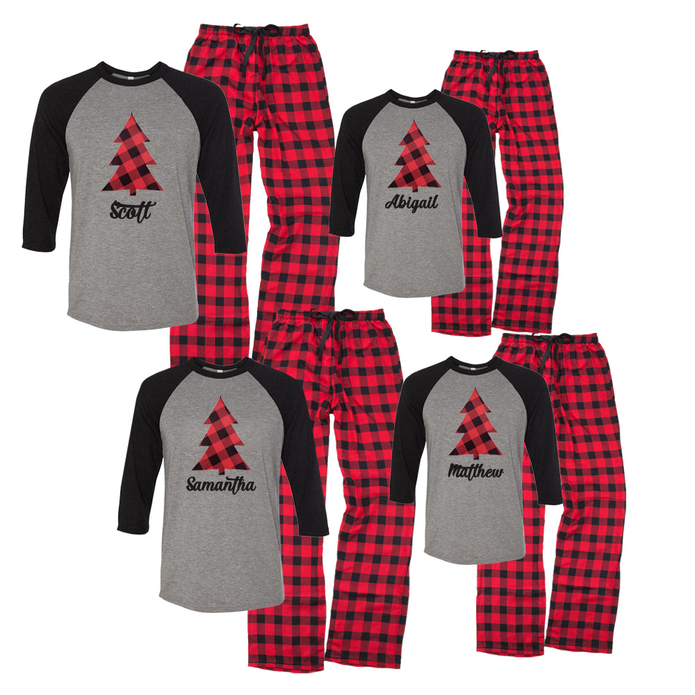 Personalized Moose Family Christmas Pajama Set – Cotton Sisters